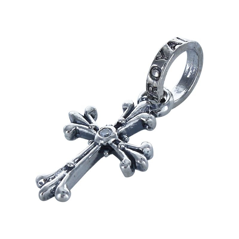 TINY CHAPEL CROSS WITH 1 DIAMOND