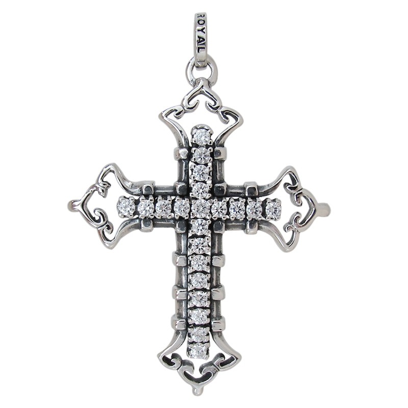 LARGE CONSORT CROSS WITH CZ