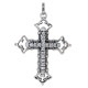 LARGE CONSORT CROSS WITH CZ