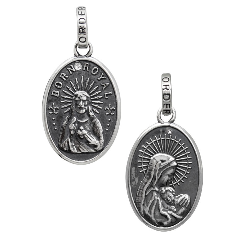 MADONNA WITH 1 CZ BETWEEN BORN & ROYAL