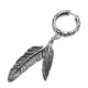 SMALL RIBBON BAND HOOP WITH #3 �� #6 FEATHER (���ñ��)