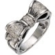 BOW WITH PAVE DIAMONDS