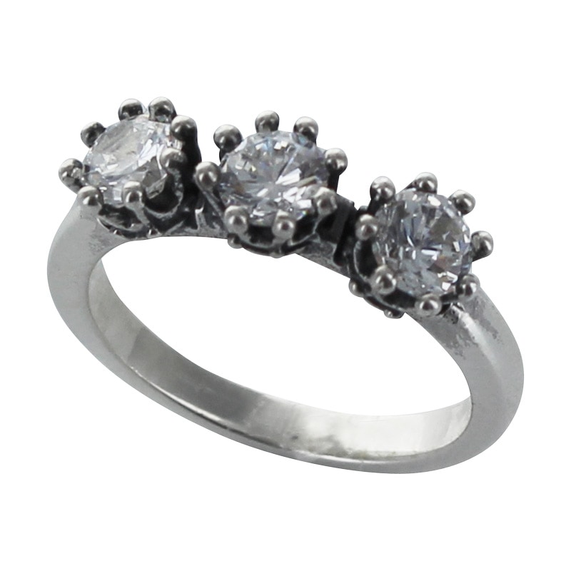 THREE TINY CROWN WITH CZ