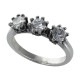 THREE TINY CROWN WITH CZ