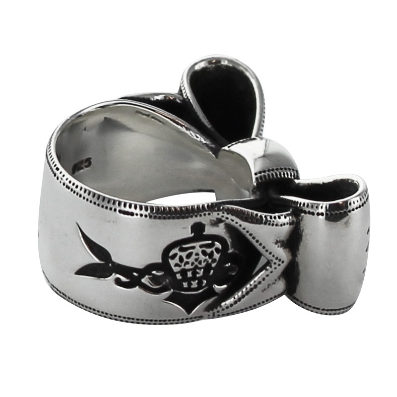 LOGO ENGRAVED RIBBON BOW