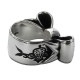 LOGO ENGRAVED RIBBON BOW