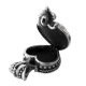 SMALL MAGESTIQUE HEART LOCKET WITH ONYX