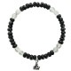 �ڥ���饤����꾦�ʡ�STONE WITH NEW TINY CROWN BRACELET (BUTTON CUT ONYX & CUT CRYSTAL) 6mm