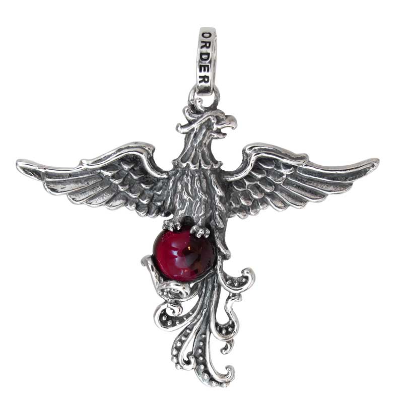PHOENIX WITH CABOCHON WITH CZ