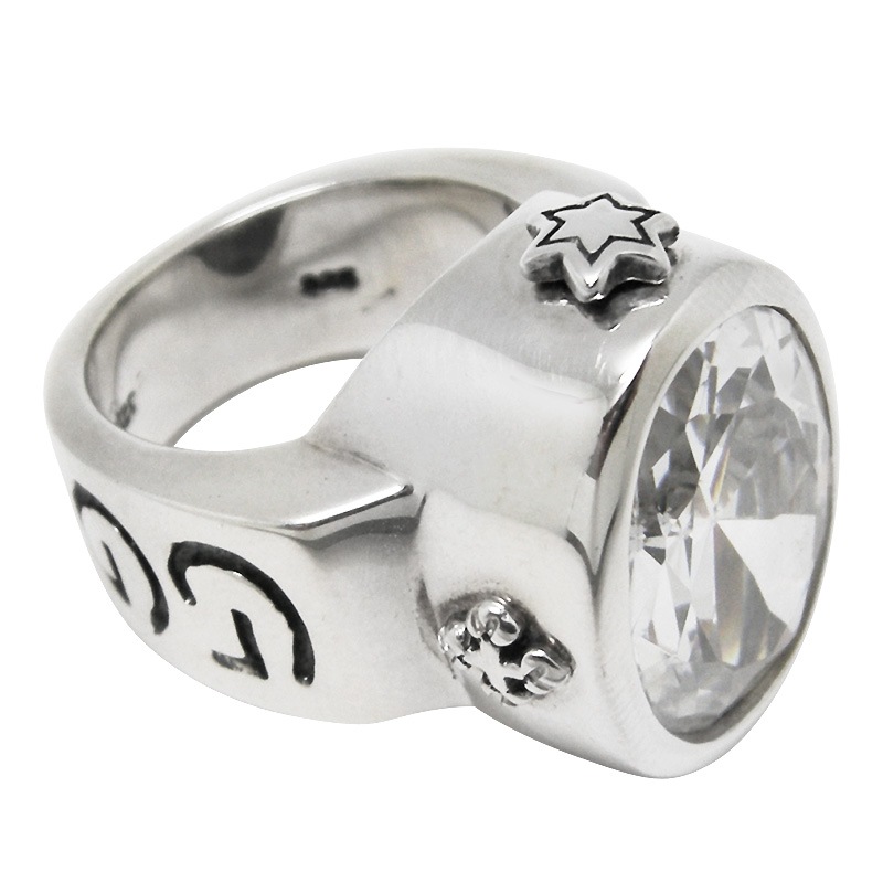 GOD OVAL WITH CRYSTAL