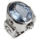 GOD OVAL WITH CRYSTAL