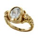 NEW ANGEL WITH CRYSTAL 18K GOLD (YELLOW GOLD)