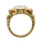 NEW ANGEL WITH CRYSTAL 18K GOLD (YELLOW GOLD)