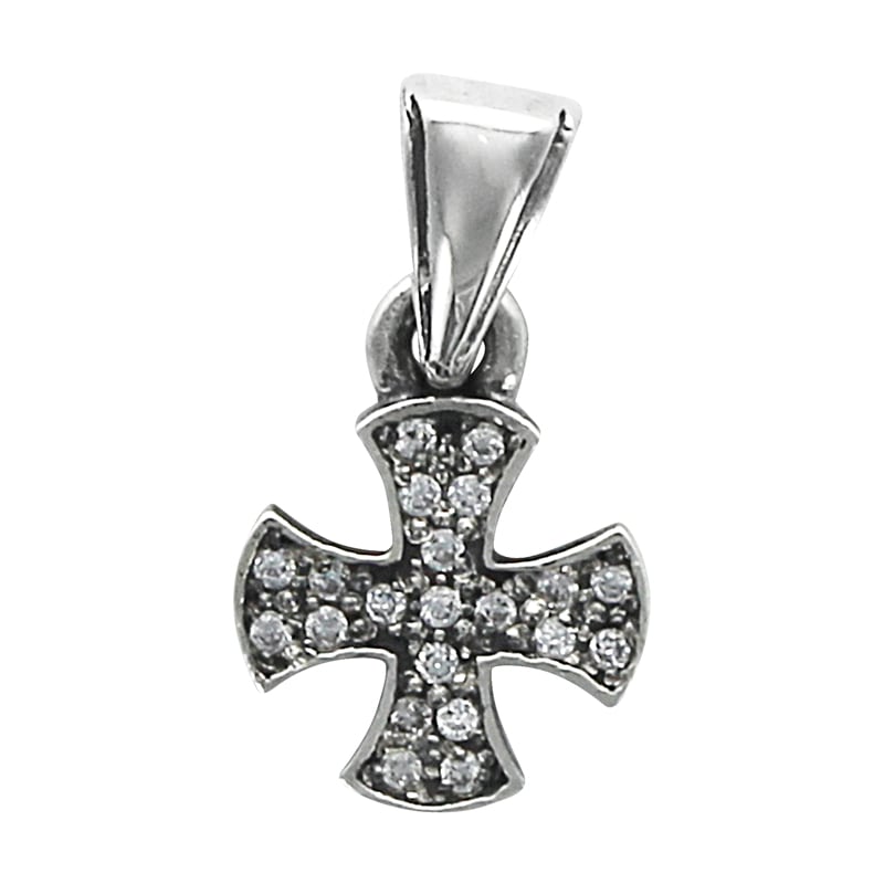 SERENDIPITY SOLID CROSS WITH DIAMONDS