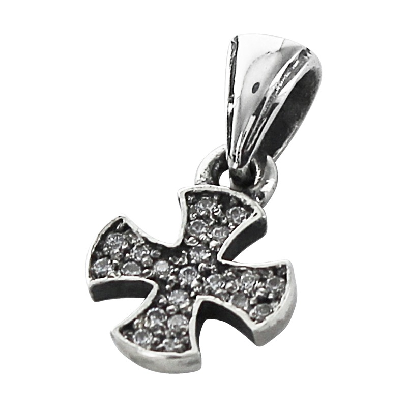 SERENDIPITY SOLID CROSS WITH DIAMONDS