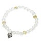�ڥ���饤����꾦�ʡ�STONE WITH ALLEGRA HEART BRACELET (CUT CRYSTAL &GOLDEN RUTILE QUARTZ) 6mm