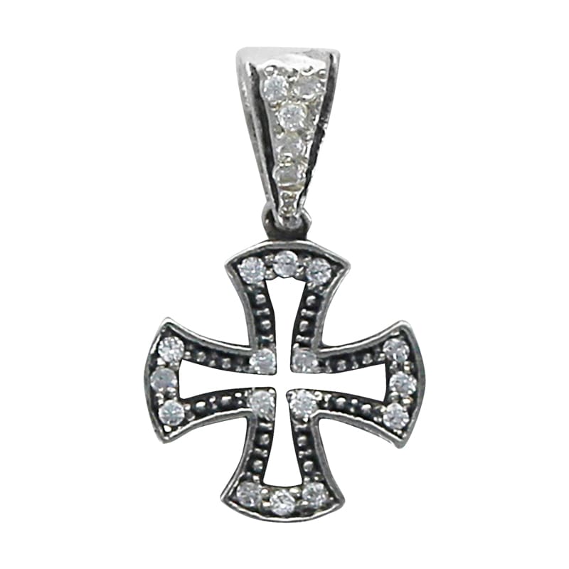 SERENDIPITY CROSS FRAME WITH DIAMONDS WITH DIAMONDS BAIL