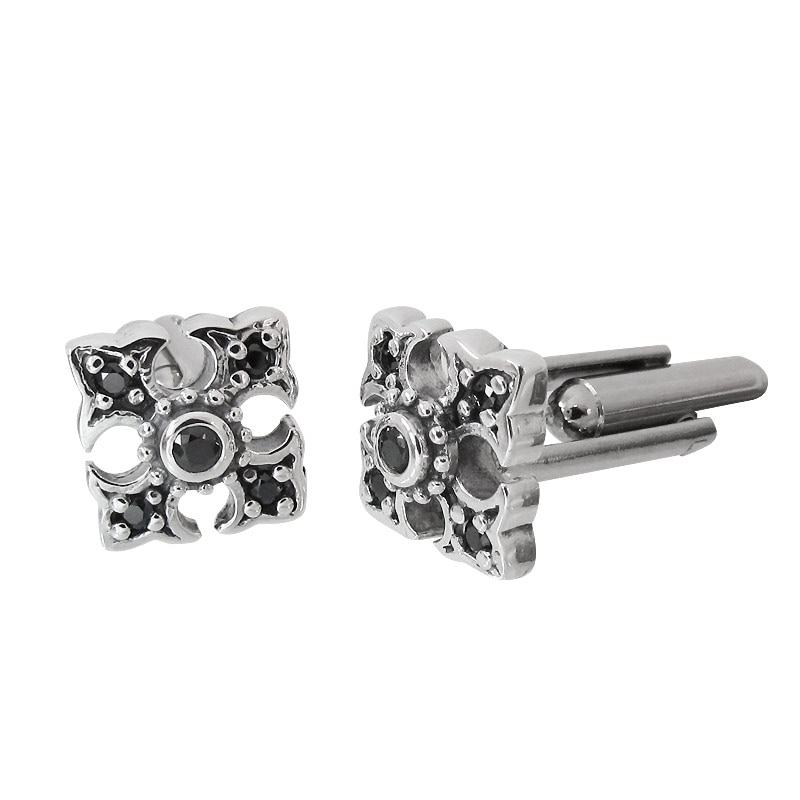 FDL CROSS CUFFLINKS WITH CZ