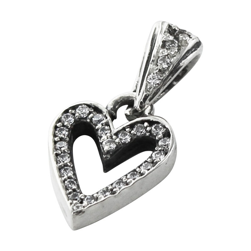 SERENDIPITY HEART WITH DIAMONDS WITH DIAMONDS BAIL