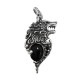 WOLF WITH OVAL �� SMALL STONE