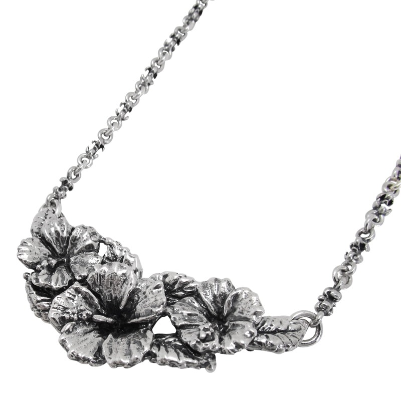 MULTI HIBISCUS BIB NECKLACE