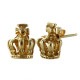 HALF TINY CROWN WITH STUD 9K GOLD  (���ñ��)