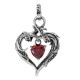 RHAPSODY HEART FRAME WITH AMELIA HEART CZ