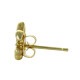 TINY FDL STUD 18K GOLD (1��ñ�̡�