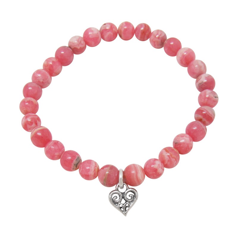STONE WITH ALLEGRA HEART BRACELET (INCAROSE) 6mm