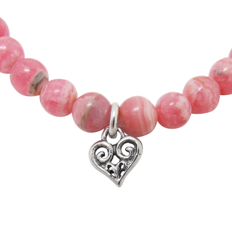 STONE WITH ALLEGRA HEART BRACELET (INCAROSE) 6mm