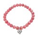 STONE WITH ALLEGRA HEART BRACELET (INCAROSE) 6mm