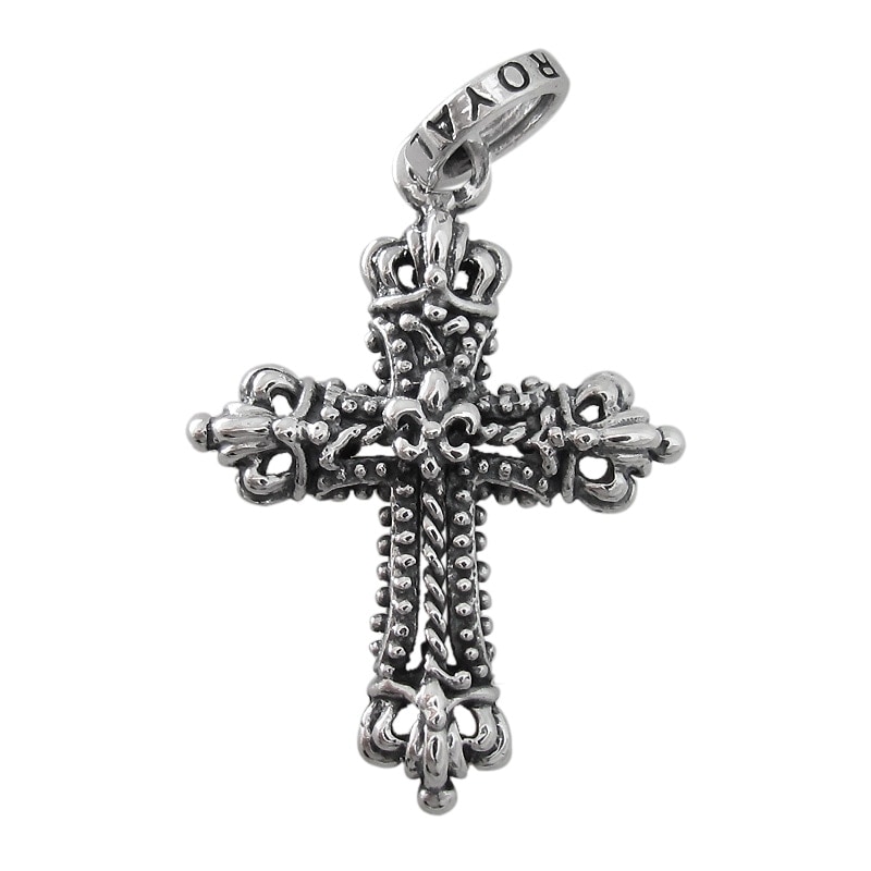SMALL CORONATION CROSS WITH CROWNS & FDL
