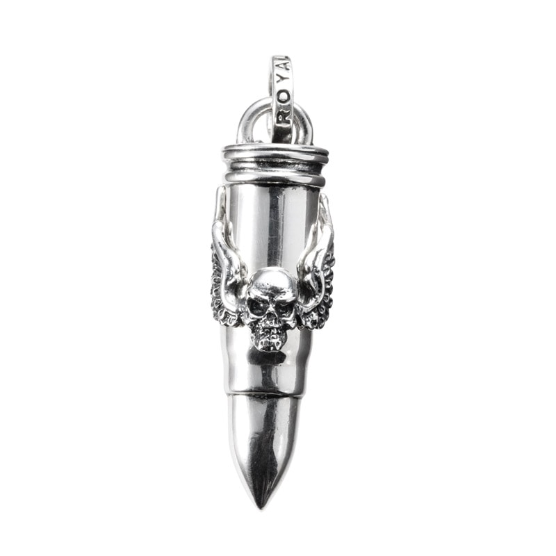 WANTED SKULL & WINGS BULLET