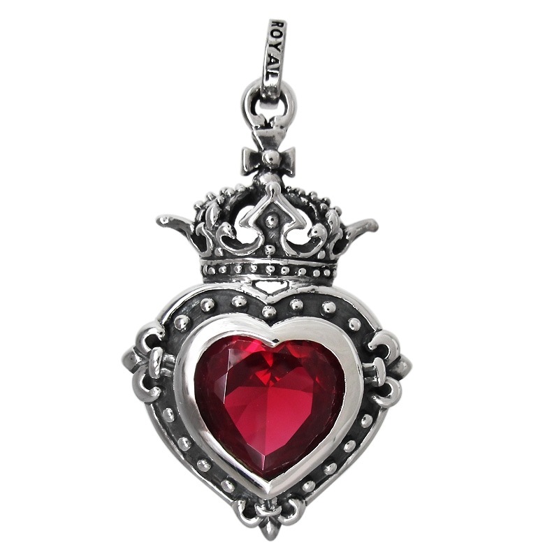 ORDER ロイヤルオーダーDEMI GOD HEART ペンダント LARGE DEMI GOD HEART | ペンダント,シルバー | ロイヤル