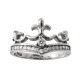 DELICATE TIARA WITH 1 CENTER DIAMOND & PAVE DIAMONDS