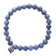 STONE WITH TINY ALLEGRA HEART BRACELET (TANZANITE) 7mm