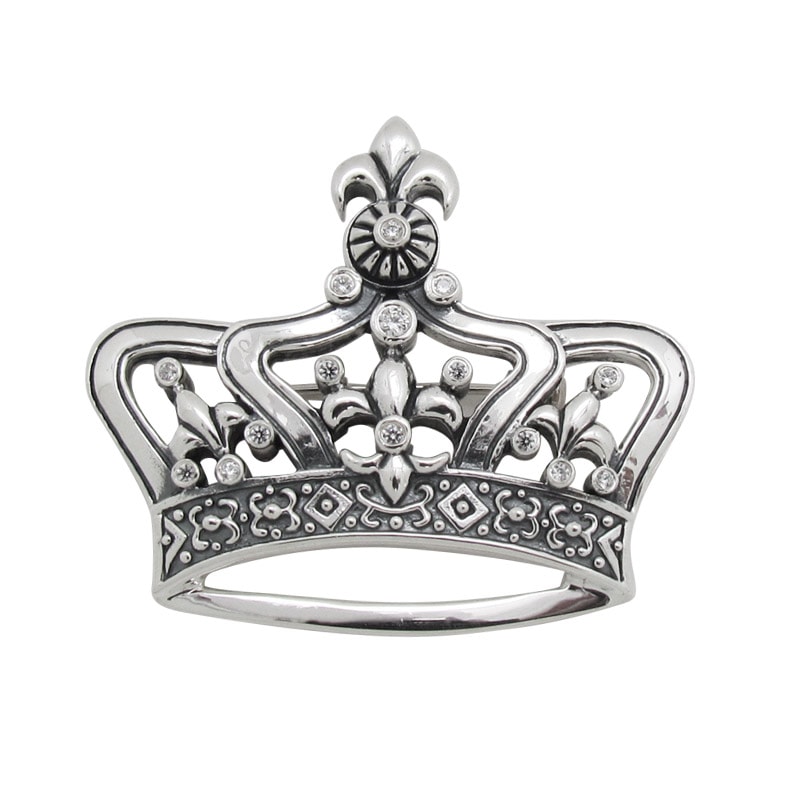 FLEUR CROWN WITH CZ