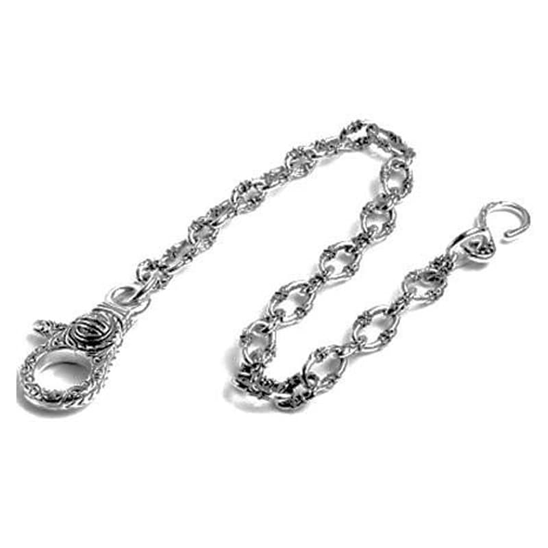 REGAL SMALL/MEDIUM CHAIN LINK WHIS GOD CLIP