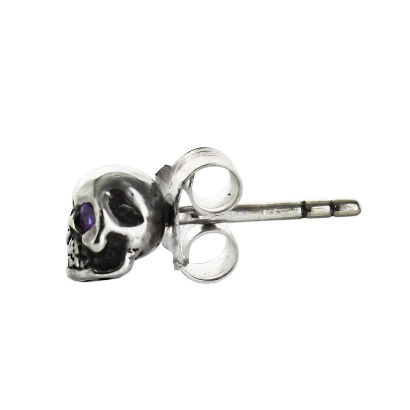 ROCKN ROYAL SKULL STUDS WITH CZ