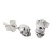 ROCKN ROYAL SKULL STUDS WITH CZ