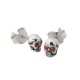 ROCKN ROYAL SKULL STUDS WITH CZ