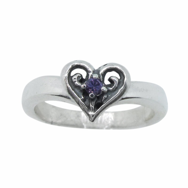 THICK TIARA BAND WITH ALLEGRAHEART WITH CZ