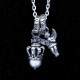 �ڥ���饤����꾦�ʡ�TINY CROWN WITH PEARL (WHITE) & PRAYING ANGEL CHARM GIFT SET