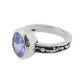 OVATE CRYSTAL WITH VERONETTE BAND