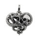 SNAKE HEART WITH SKULL