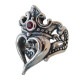 FIONA HEART WITH CHARM WITH CZ