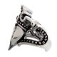 FIONA HEART WITH CHARM WITH CZ