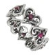 TINY ALLEGRA HEART BAND WITH CZ