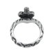 RIBBON TIARA BAND WITH CROWN