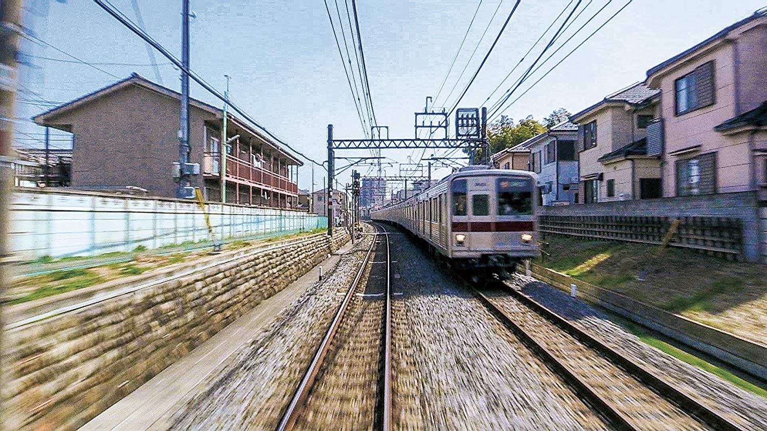 東上線・営団有楽町線相互直通運転　和光市駅・志木駅間複々線完成記念皿３枚 東上線・営団有楽町線相互直通運転 和光市駅・志木駅間複々線完成